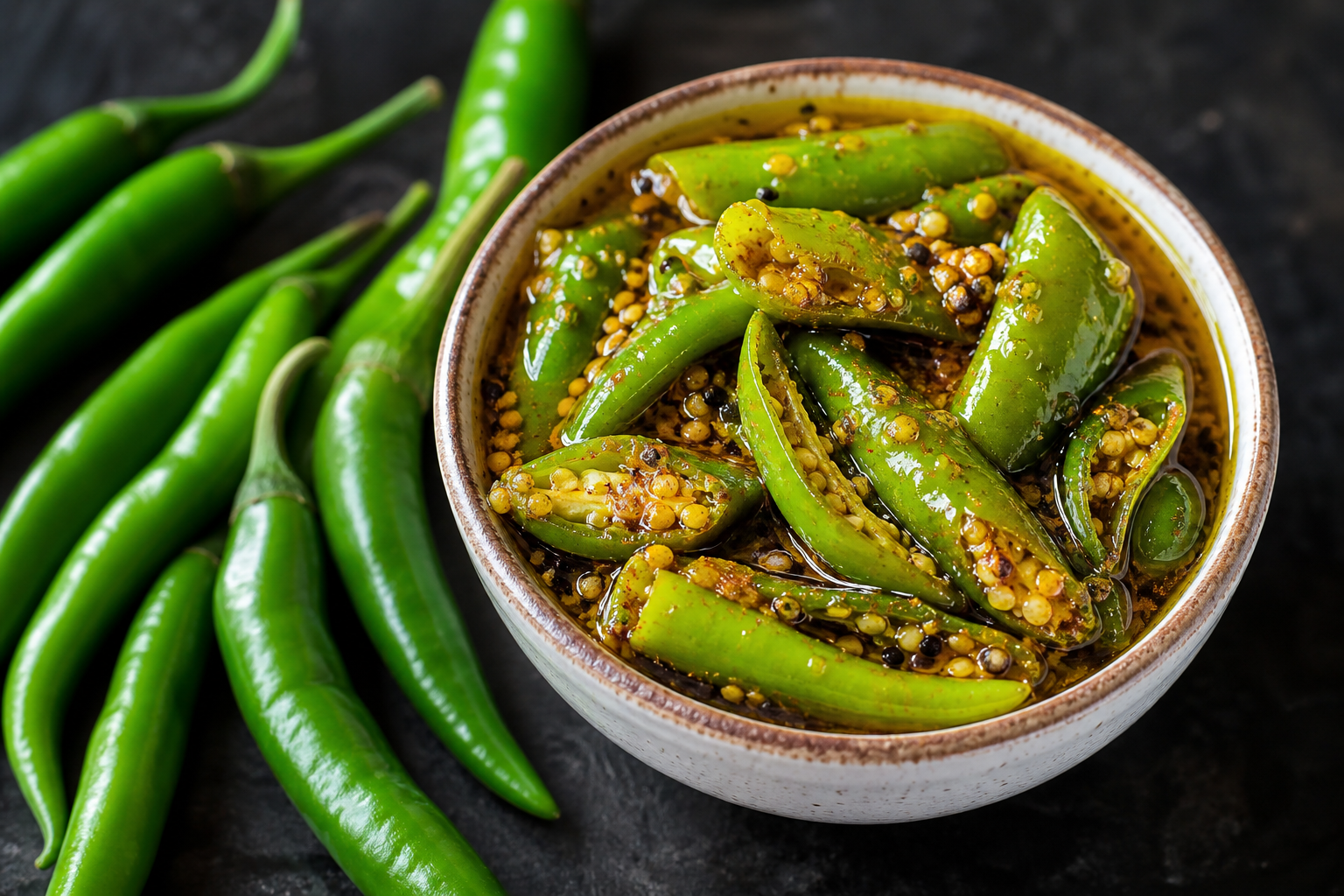 Green Chilli Pickle